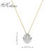 Златно колие с диаманти 0.18 ct – 18К жълто злато | KD