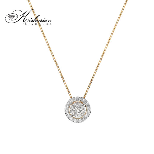 Колие 10410002-25G от жълто злато 18K с диаманти 0.18ct – стилен акцент за всяка визия Колие 10410002-25G от жълто злато 18K с диаманти 0.18ct – стилен акцент за всяка визия