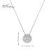 Елегантно колие 10410002-30 от бяло злато 18K с диаманти 0.24ct – лукс и изящество в едно