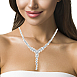 Луксозно колие от бяло злато 18k с диаманти 2.49ct – модел IT32 с изящна Y-форма Луксозно колие от бяло злато 18k с диаманти 2.49ct – модел IT32 с изящна Y-форма