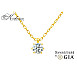 Колие от жълто злато 18К с диамант 0.30 ct GIA – класическа елегантност от Kirkorian Diamonds