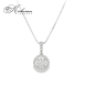 Колие от бяло злато 14k с диаманти 0.27ct – класическа елегантност | Код: PE151