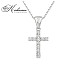 Кръст 14к. с Диаманти 0.165 Карата - VS005 | Бяло Злато | Kirkorian Diamonds Кръст 14к. с Диаманти 0.165 Карата - VS005 | Бяло Злато | Kirkorian Diamonds