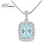 Елегантно колие с топаз 2.00 ct и диаманти 0.252 ct в бяло злато 18k – Модел RN165 | Kirkorian Diamonds Елегантно колие с топаз 2.00 ct и диаманти 0.252 ct в бяло злато 18k – Модел RN165 | Kirkorian Diamonds
