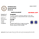 Обеци бяло злато 18к. с танзанит 2,00 карата и диаманти 0.30 карата с IGI сертификат код:RT5
