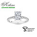 Годежен пръстен бяло злато 18к. с лабораторно  отгледан  диамант 1.30ct  IGI сертификат код:LG4676