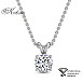 Елегантно колие с диамант 1.60ct E/VS1 от бяло злато 18k с IGI сертификат Елегантно колие с диамант 1.60ct E/VS1 от бяло злато 18k с IGI сертификат