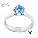 Ексклузивен годежен пръстен с Fancy Vivid Blue диамант 1.04ct | Бяло злато 14k | IGI сертификат – Модел LG614B Ексклузивен годежен пръстен с Fancy Vivid Blue диамант 1.04ct | Бяло злато 14k | IGI сертификат – Модел LG614B