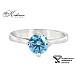 Ексклузивен годежен пръстен с Fancy Vivid Blue диамант 1.04ct | Бяло злато 14k | IGI сертификат – Модел LG614B Ексклузивен годежен пръстен с Fancy Vivid Blue диамант 1.04ct | Бяло злато 14k | IGI сертификат – Модел LG614B