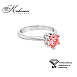 Годежен пръстен с Fancy Vivid Pink диамант 1.07ct | Бяло злато 14k | IGI сертификат – Модел LG625