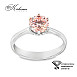 Годежен пръстен с Fancy Pink Lab Grown диамант 1.07ct | Бяло злато 14k | IGI сертификат – LG626