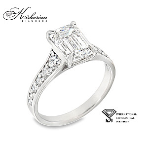 Годежен пръстен с Lab Grown диамант 3.60ct | Бяло злато 14k | IGI сертификат – LG656
