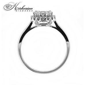 годежен пръстен с диаманти 0.50 карата