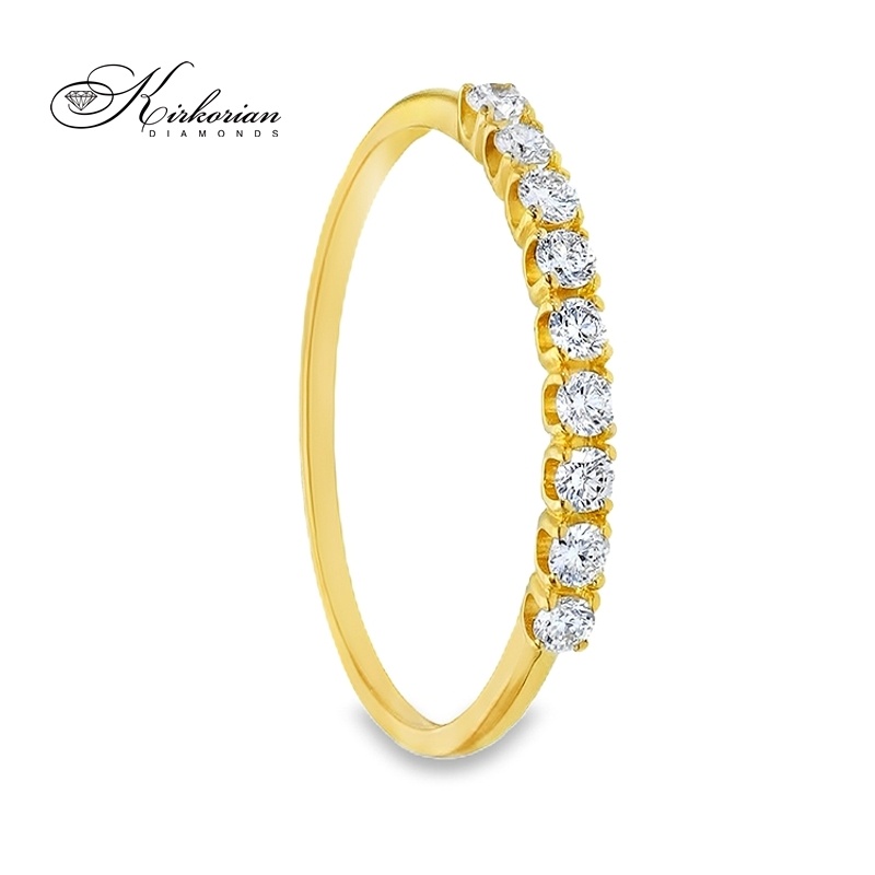 Вечна халка Eternity от жълто злато 18k с естествени диаманти 0.23ct KD сертификат Вечна халка Eternity от жълто злато 18k с естествени диаманти 0.23ct KD сертификат