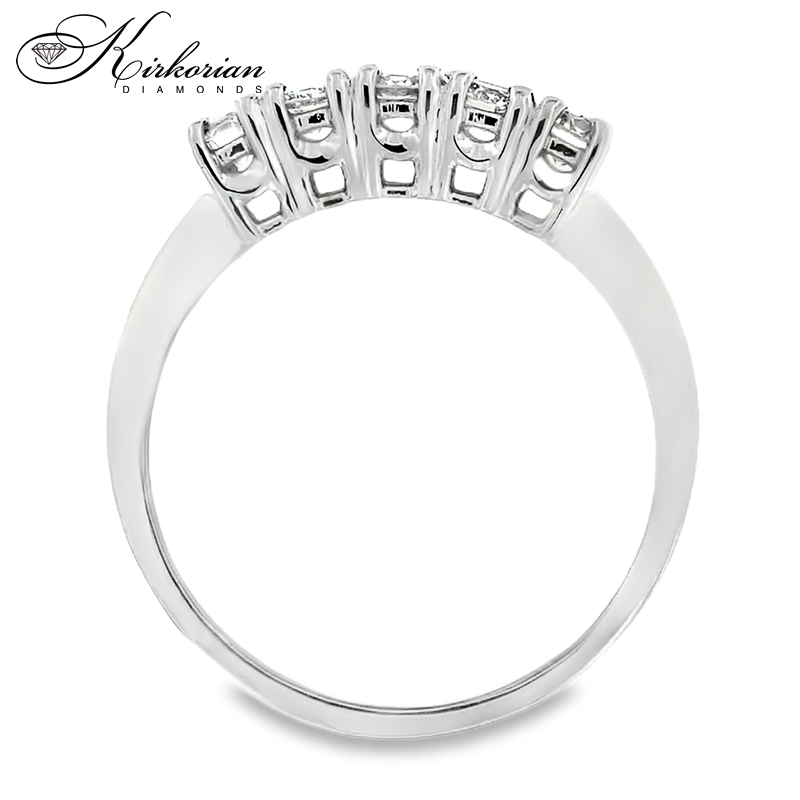 Пръстен от бяло или жълто злато 14k с диаманти 0.52ct – модел K607