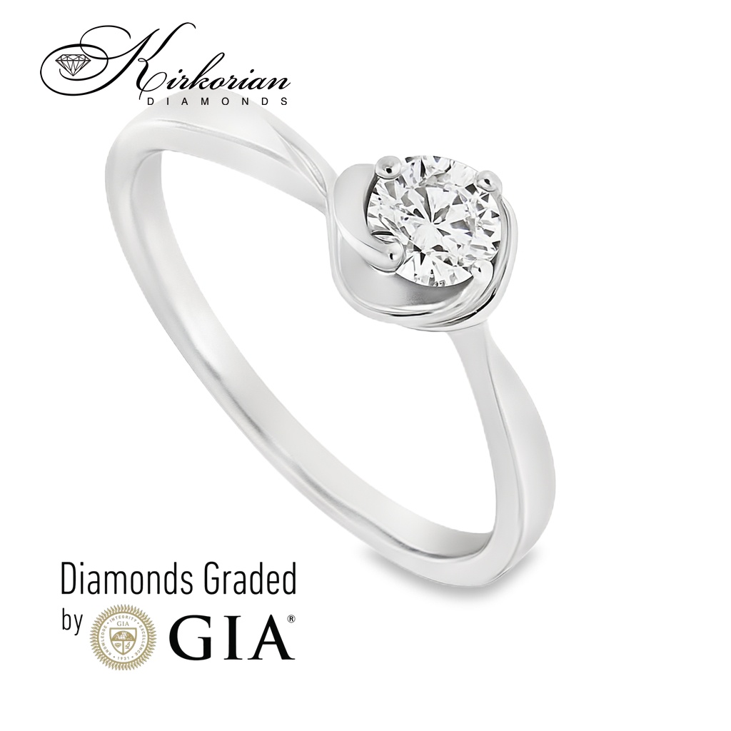 Годежен пръстен с диамант 0.25 ct GIA – цени от производител Годежен пръстен с диамант 0.25 ct GIA – цени от производител
