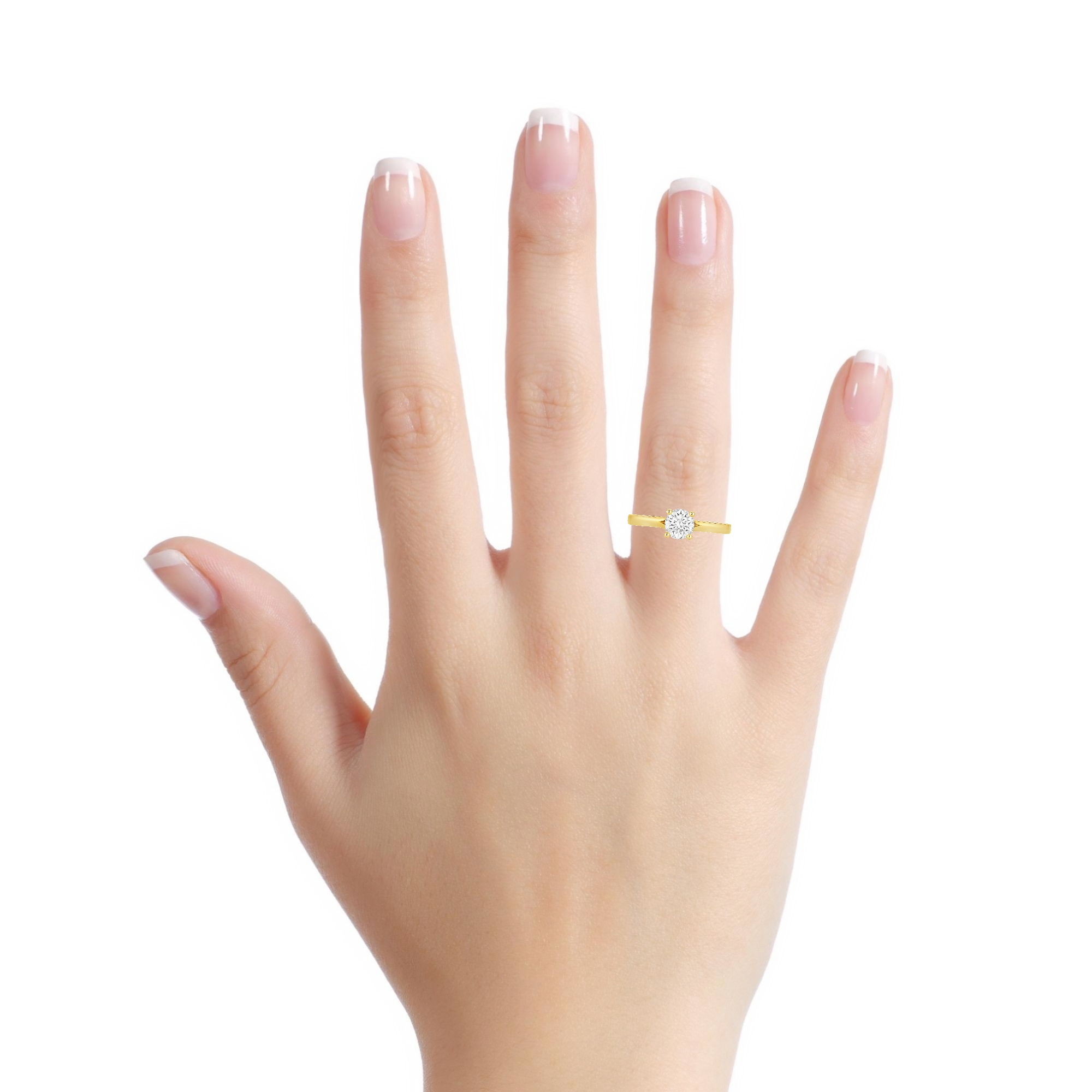 Класически годежен пръстен от жълто злато 14k с диамант 0.50ct H VVS1 IGI – K630B Класически годежен пръстен от жълто злато 14k с диамант 0.50ct H VVS1 IGI – K630B
