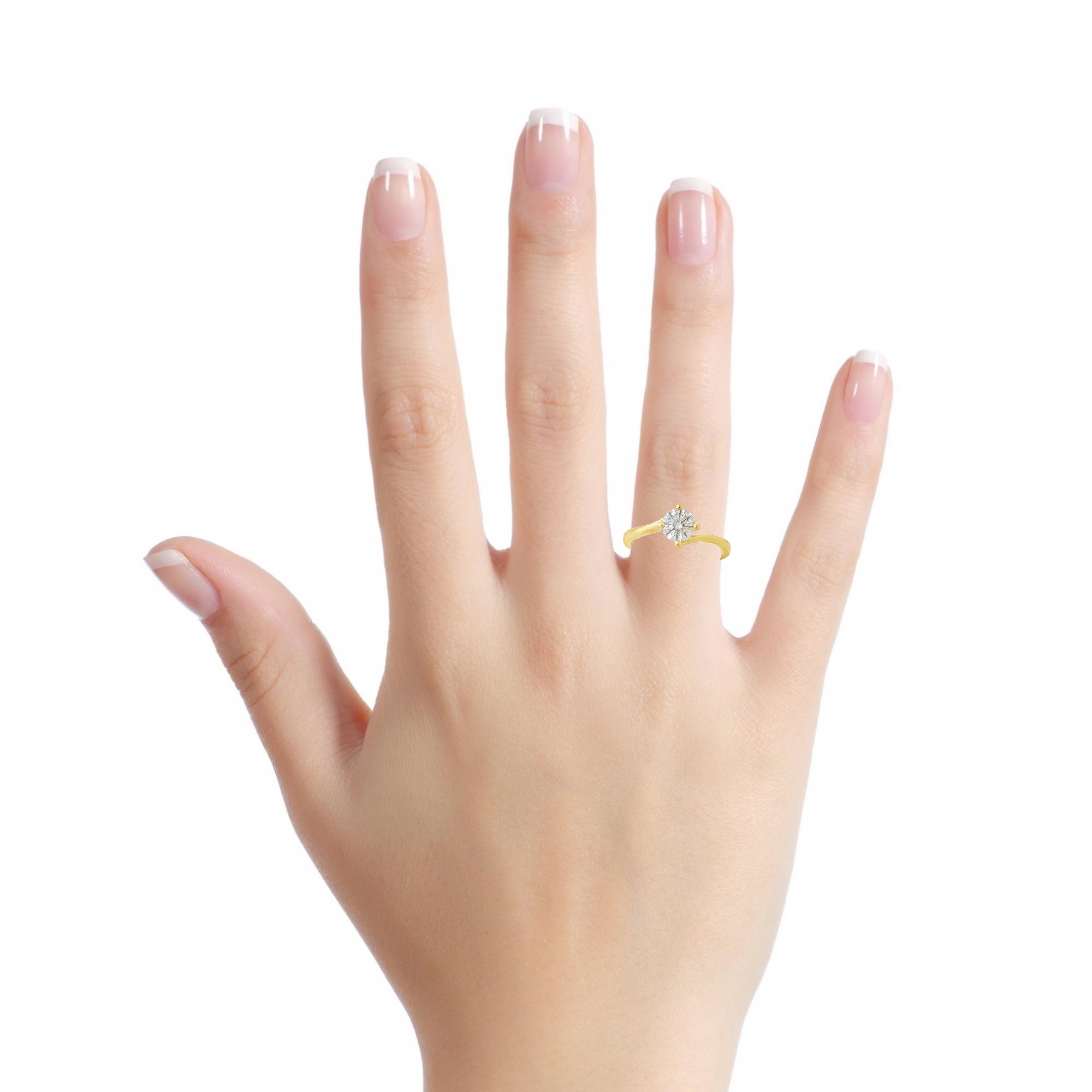 Годежен пръстен от жълто злато 14k с диамант 0.50ct IGI – модел K647B Годежен пръстен от жълто злато 14k с диамант 0.50ct IGI – модел K647B