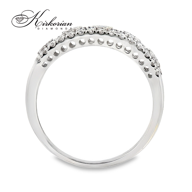 Пръстен от бяло злато 14k с диаманти 0.28ct – модел RN148