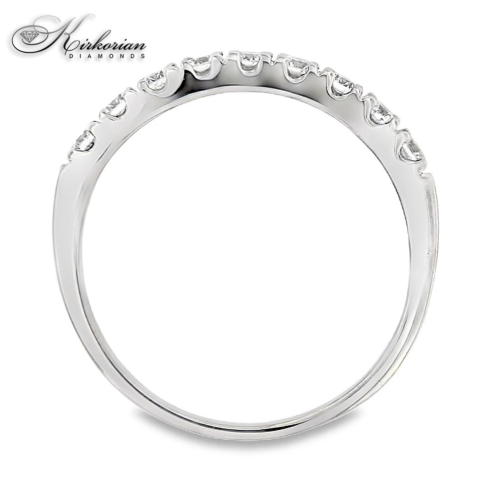 Eternity пръстен от бяло злато 18k с диаманти 0.27ct KD сертификат