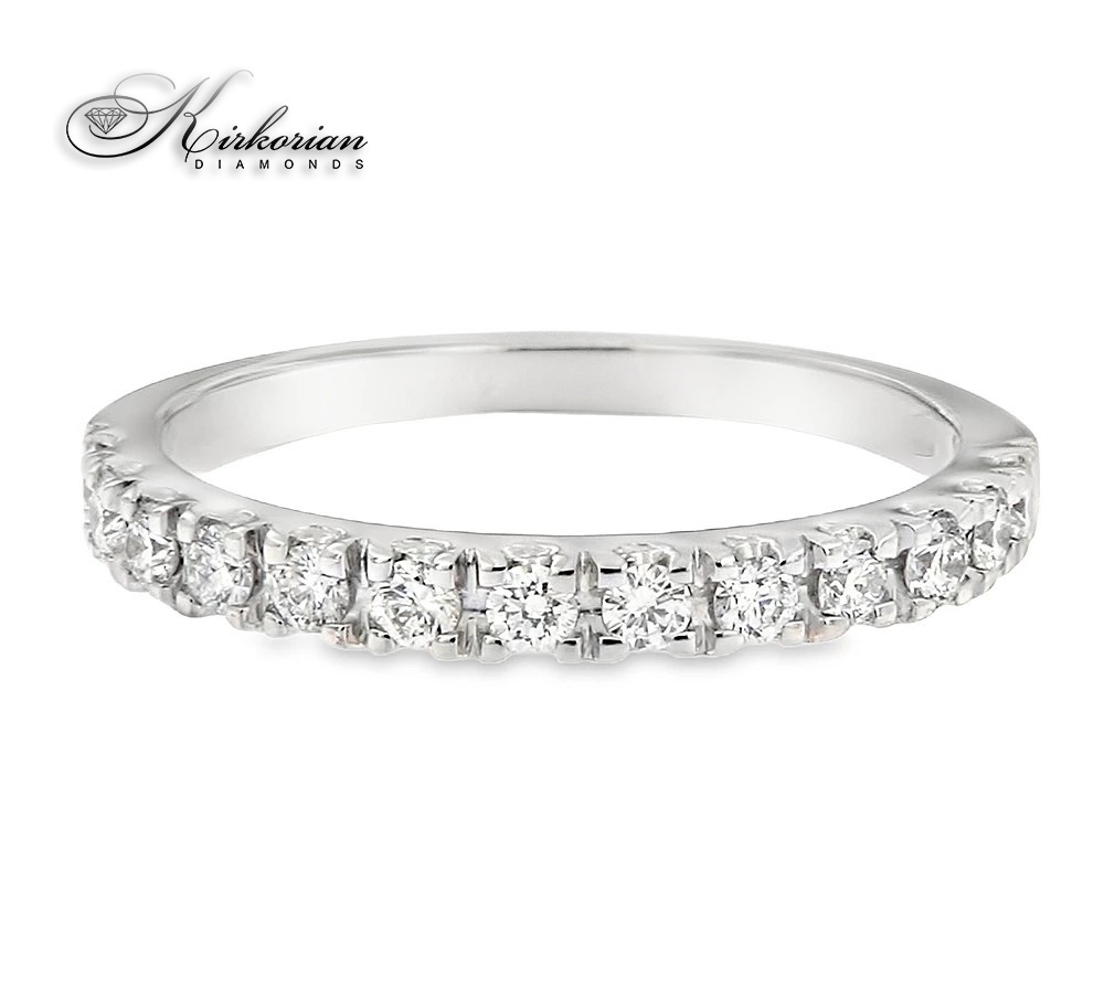 Eternity пръстен от бяло злато 18k с диаманти 0.35ct KD сертификат Eternity пръстен от бяло злато 18k с диаманти 0.35ct KD сертификат