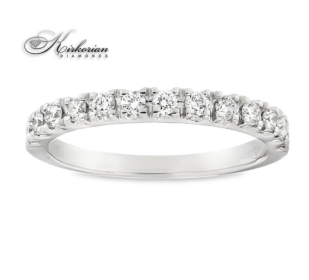Eternity пръстен от бяло злато 18k с диаманти 0.35ct KD сертификат Eternity пръстен от бяло злато 18k с диаманти 0.35ct KD сертификат