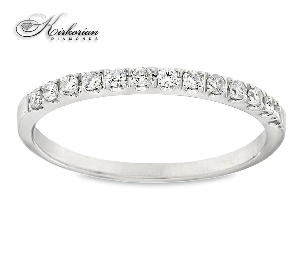 Eternity пръстен от бяло злато 18k с диаманти 0.20ct KD сертификат Eternity пръстен от бяло злато 18k с диаманти 0.20ct KD сертификат