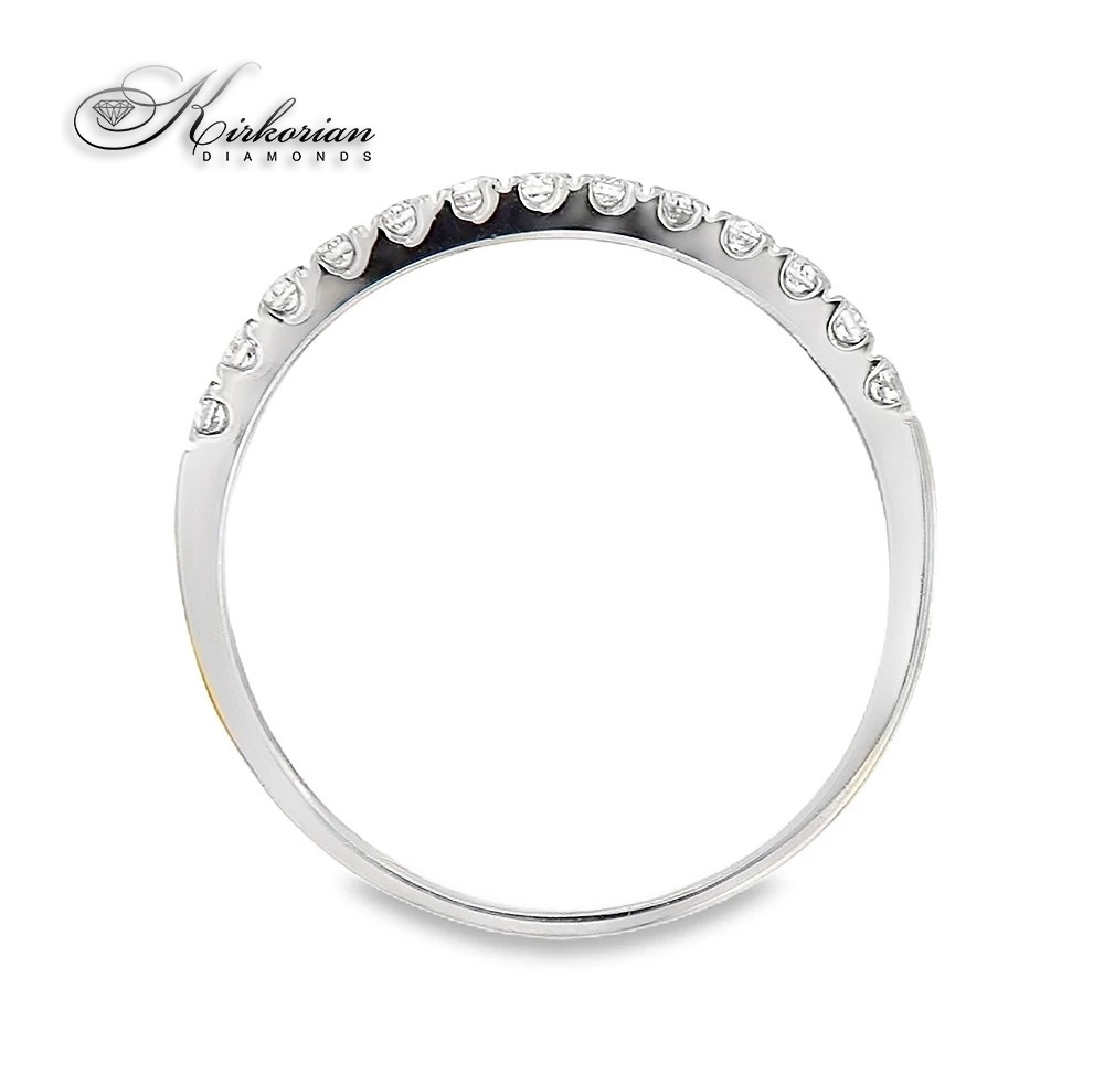 Eternity пръстен от бяло злато 18k с диаманти 0.20ct KD сертификат Eternity пръстен от бяло злато 18k с диаманти 0.20ct KD сертификат