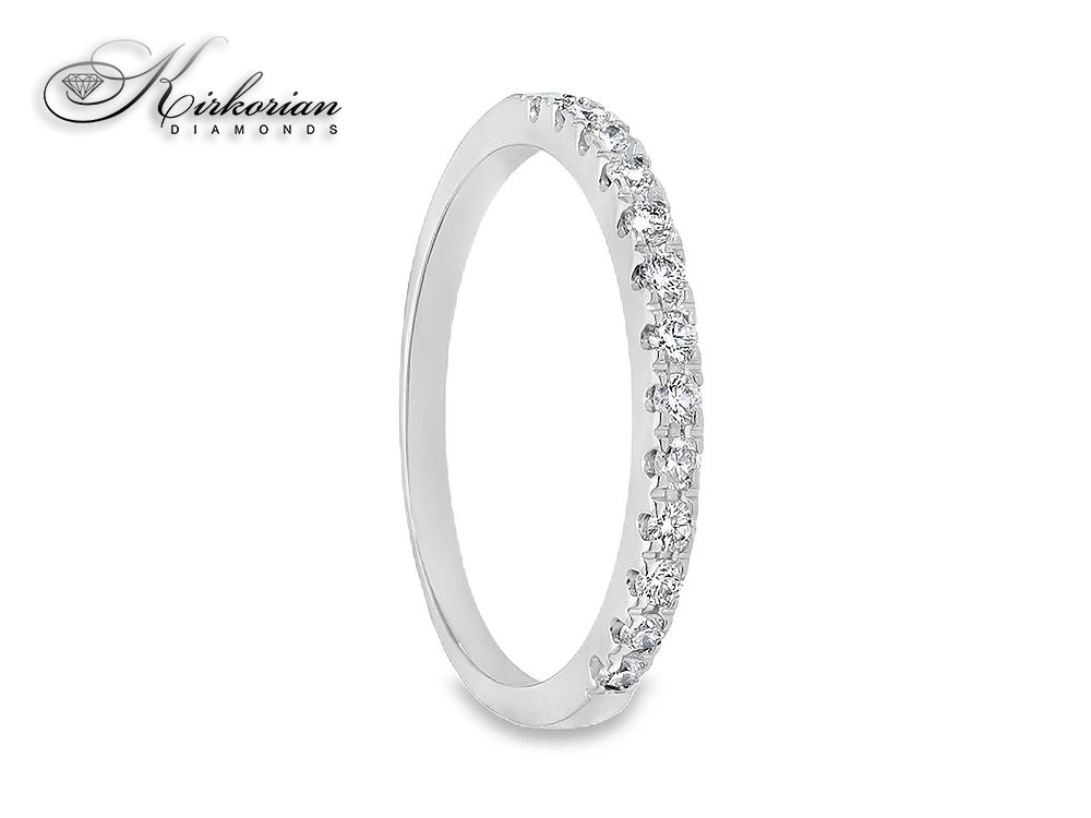Eternity пръстен от бяло злато 18k с диаманти 0.20ct KD сертификат Eternity пръстен от бяло злато 18k с диаманти 0.20ct KD сертификат