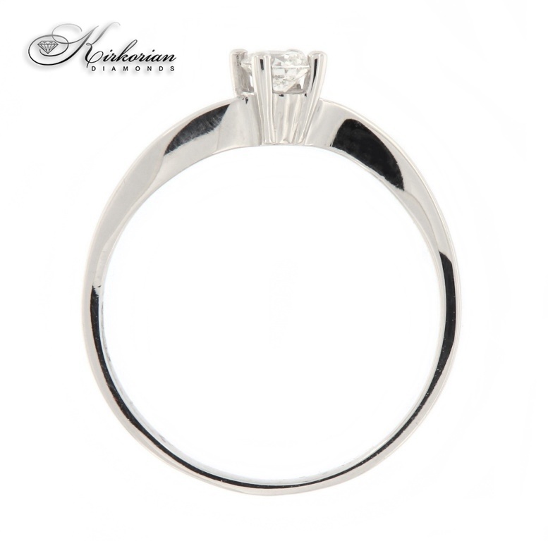 Годежен пръстен 14к. с диамант 0.24 карата код:484