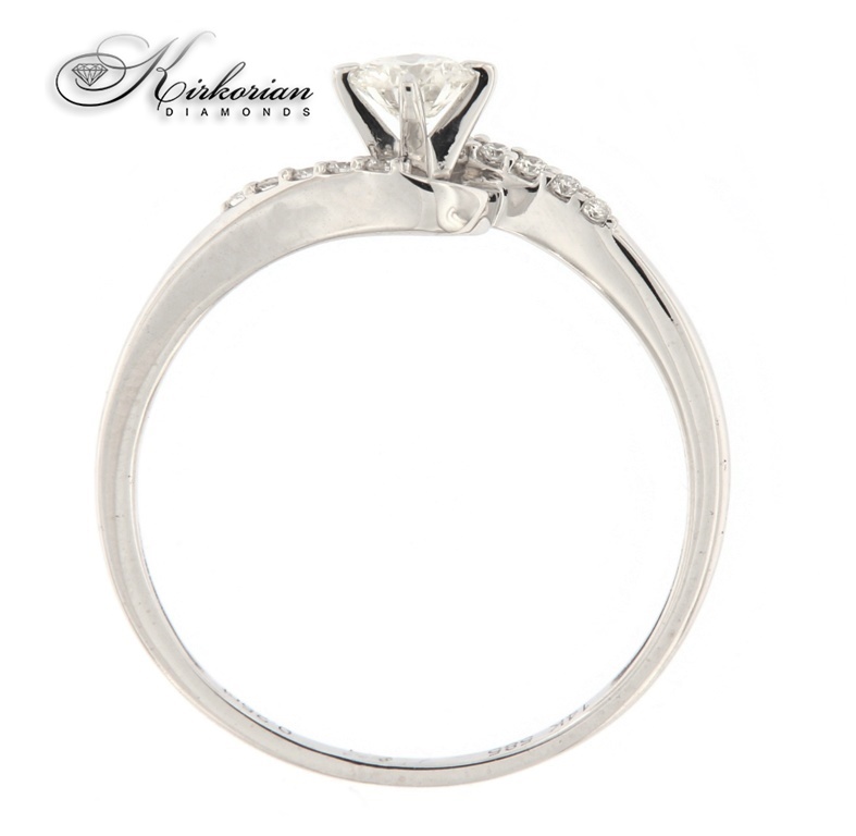 Годежен пръстен 14к. с диаманти 0.25 карата код:RN183