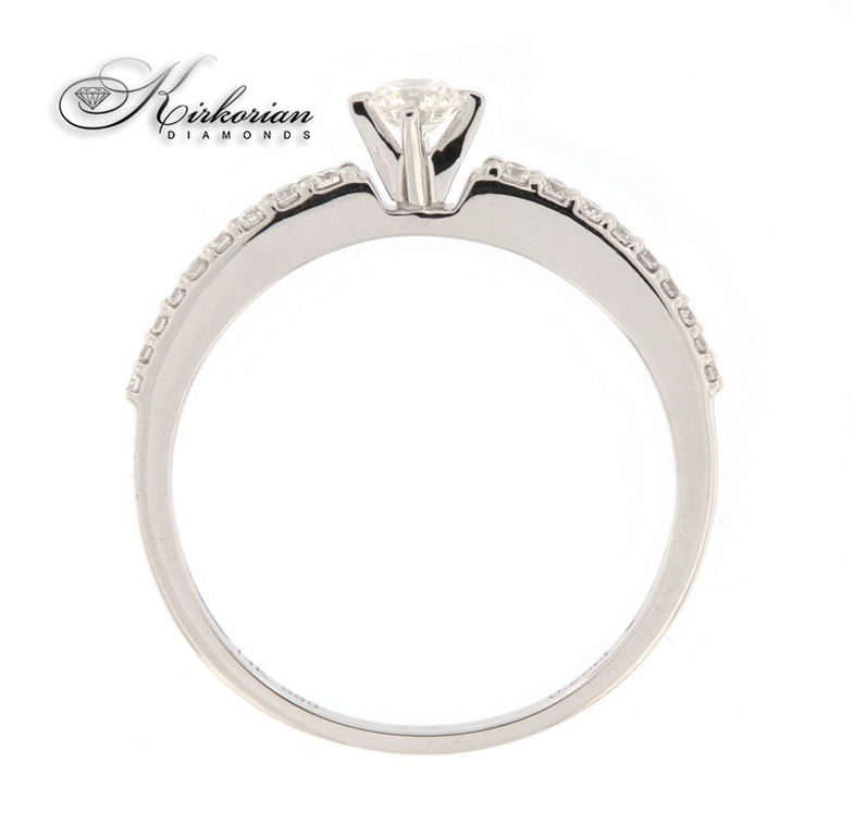 Годежен пръстен 14к. с диаманти 0.25 карата Код:RN184