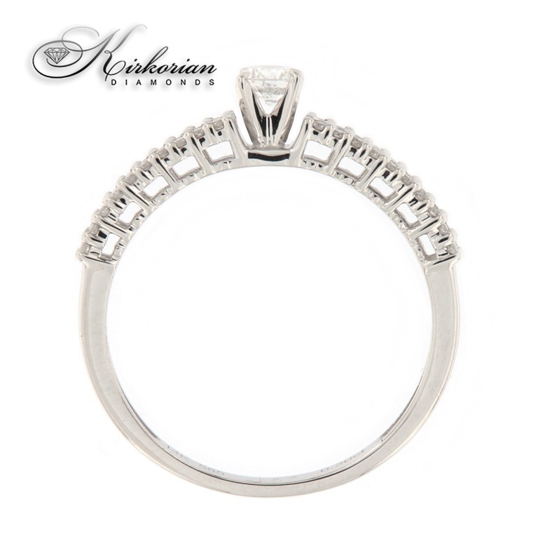 Годежен пръстен 14к. с диаманти 0.30 карата код:RN186