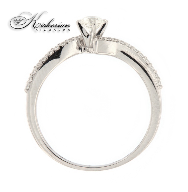 Годежен пръстен 14к. с диаманти 0.30 карата код:RN187