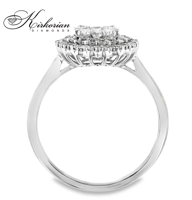 Годежен пръстен от бяло злато 14k с диаманти 0.50ct – модел RN66 Годежен пръстен от бяло злато 14k с диаманти 0.50ct – модел RN66