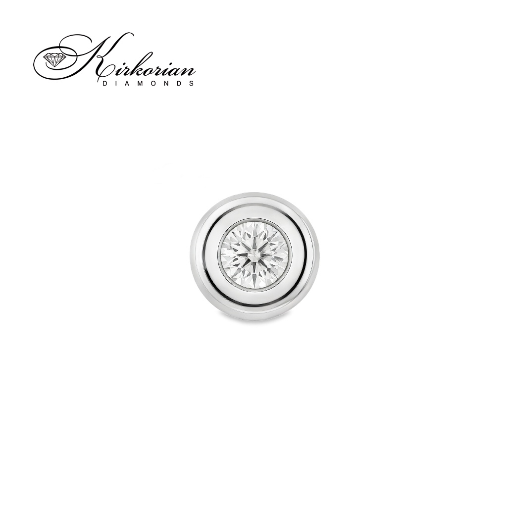 Висулка от бяло злато 18k с диамант 0.05ct – модел RN241 | Kirkorian Diamonds