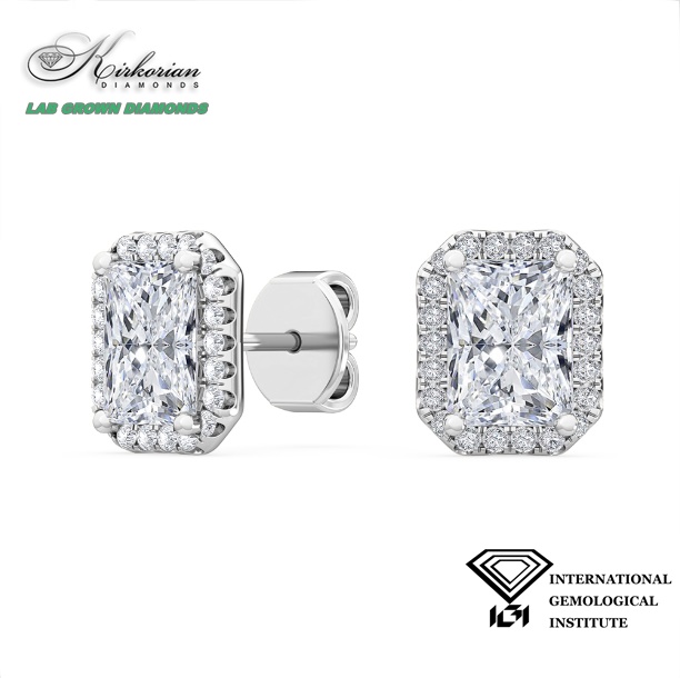 Обеци с Lab Grown диаманти 1.63ct | Бяло злато 18k | IGI сертификат – LGSJE31955A Обеци с Lab Grown диаманти 1.63ct | Бяло злато 18k | IGI сертификат – LGSJE31955A