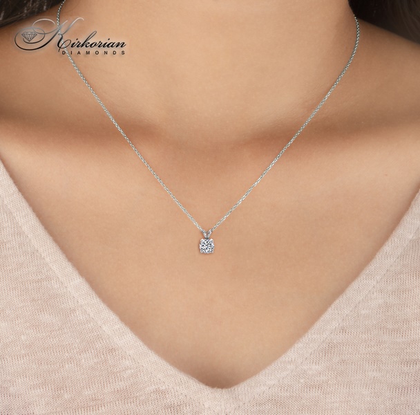 Класическо колие с Lab Grown диамант 0.50ct | Бяло злато 18k | IGI сертификат – LGSJP31594B Класическо колие с Lab Grown диамант 0.50ct | Бяло злато 18k | IGI сертификат – LGSJP31594B