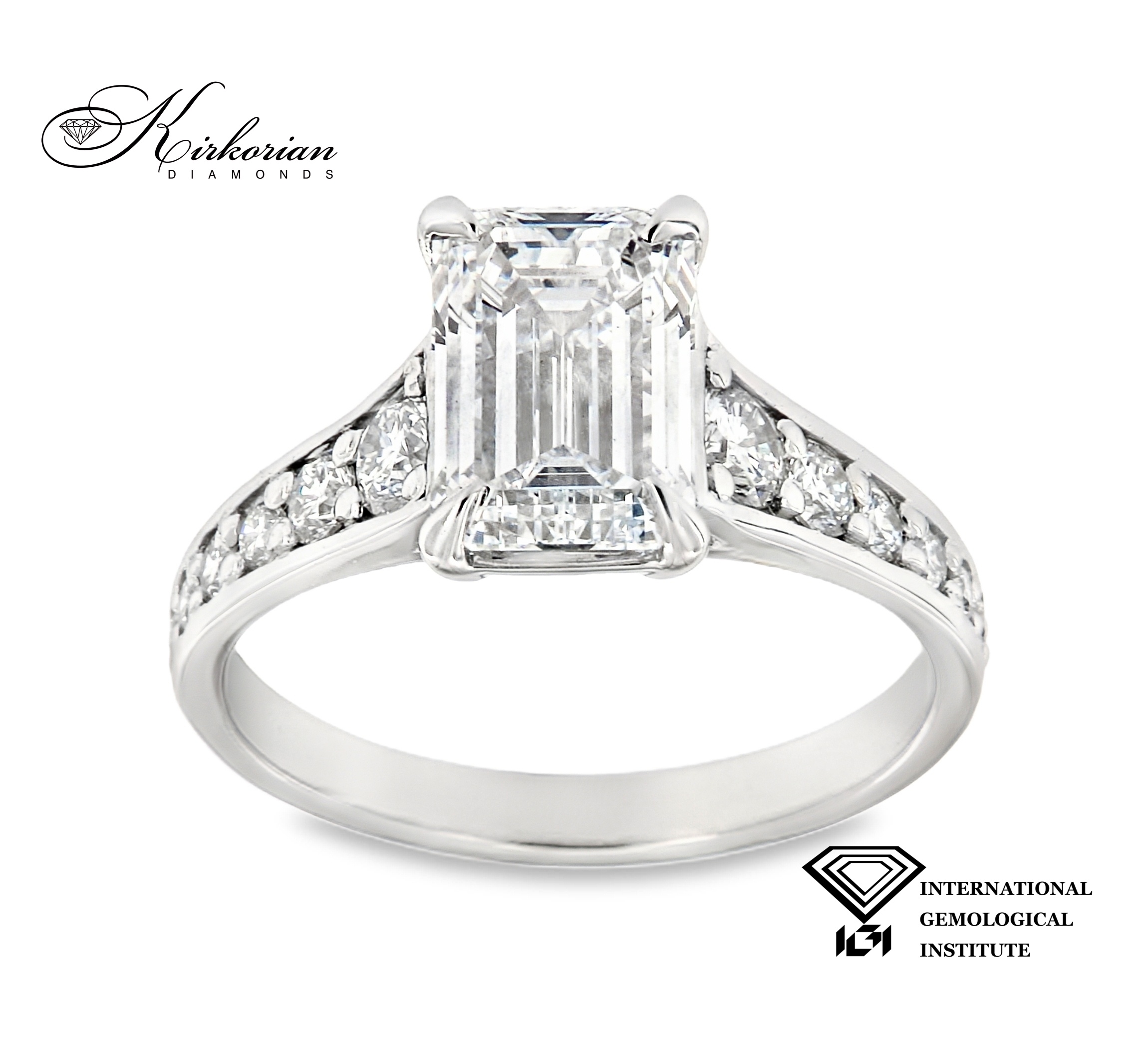 Годежен пръстен с Lab Grown диамант 3.60ct | Бяло злато 14k | IGI сертификат – LG656