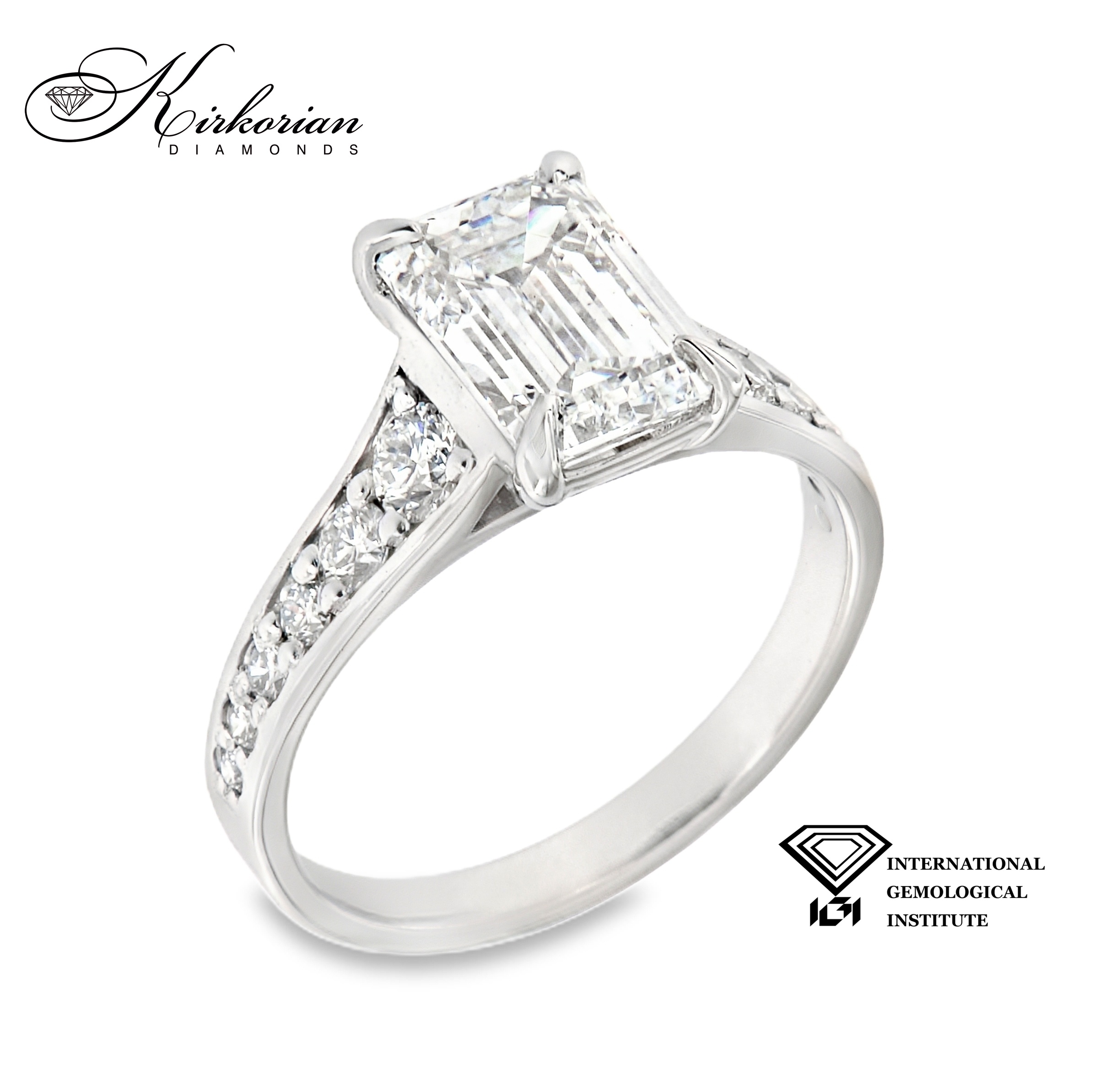 Годежен пръстен с Lab Grown диамант 3.60ct | Бяло злато 14k | IGI сертификат – LG656