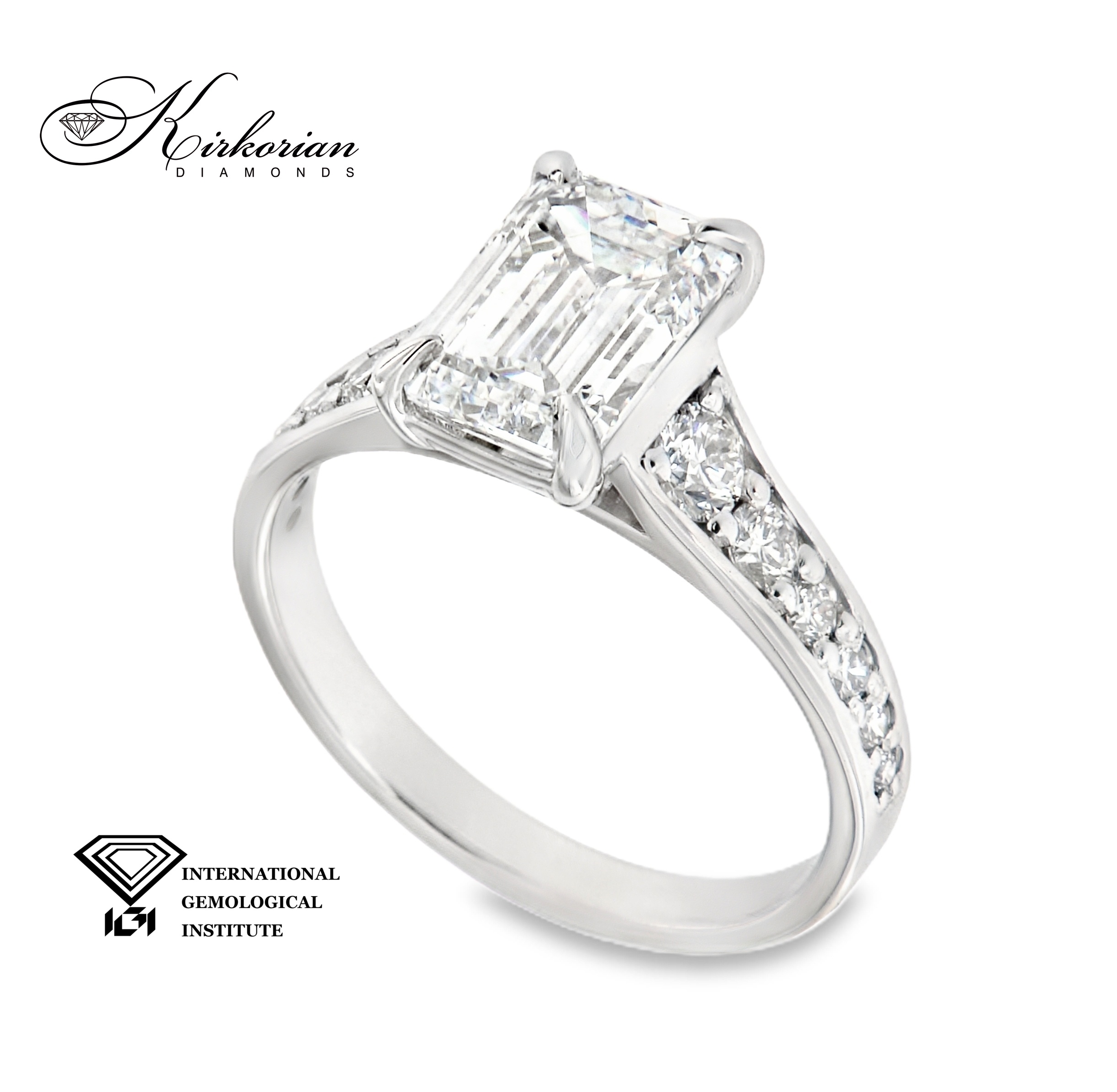 Годежен пръстен с Lab Grown диамант 3.60ct | Бяло злато 14k | IGI сертификат – LG656