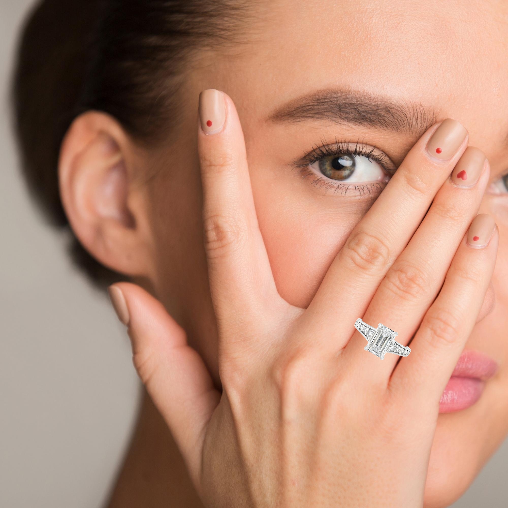 Годежен пръстен с Lab Grown диамант 3.60ct | Бяло злато 14k | IGI сертификат – LG656