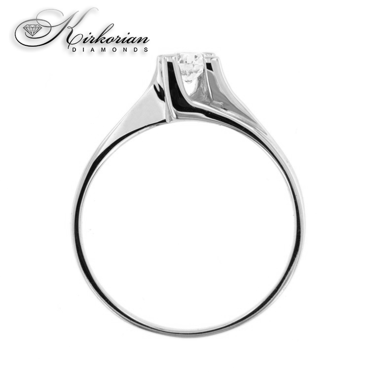 Годежен пръстен 14к. с диамант 0.18 карата код:345