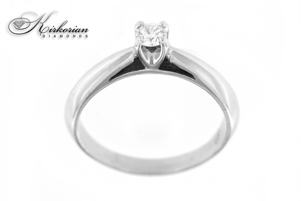 Годежен пръстен 14к. с диамант 0.18 карата код:408