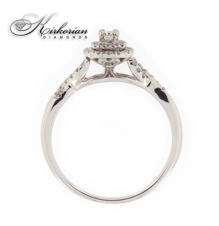 Годежен пръстен 14к. с диаманти 0.30 карата код:111