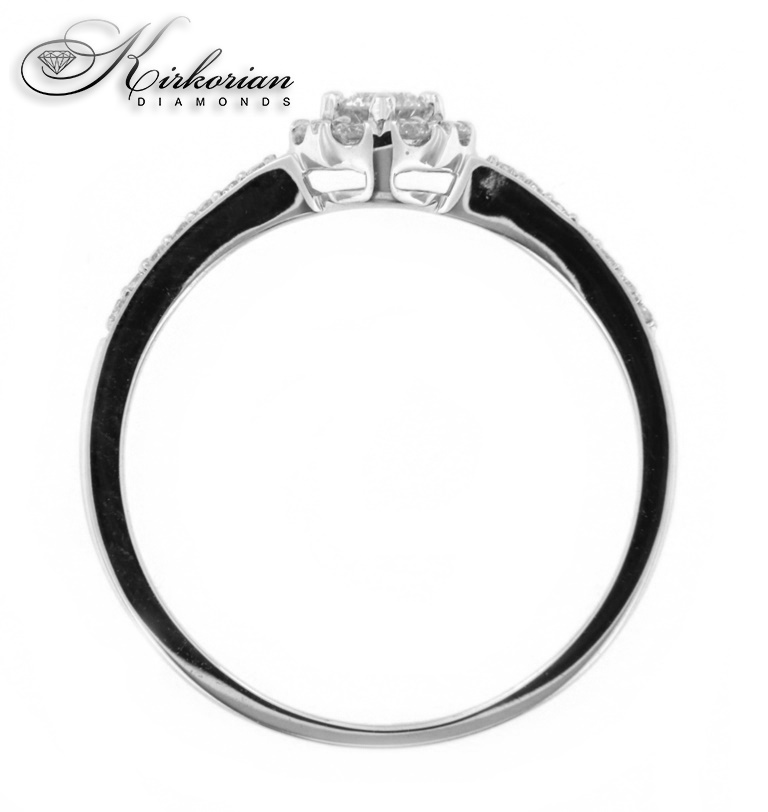 годежен пръстен 14к. с диаманти 0.27 карата код:RN34